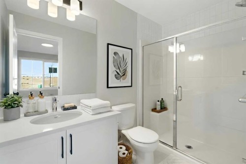 1465 Rangeview Drive Se, Calgary, AB - Indoor Photo Showing Bathroom