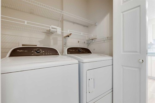 36 Del Monica Villas Ne, Calgary, AB - Indoor Photo Showing Laundry Room