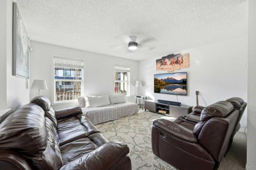 70 Skyview Point Green Ne, Calgary, AB - Indoor Photo Showing Living Room