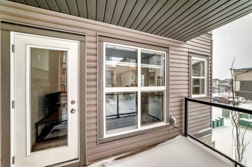 44 Spring Creek Common Sw, Calgary, AB - Outdoor With Balcony With Exterior