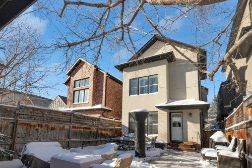 448 13 Street Nw, Calgary, AB - Outdoor With Deck Patio Veranda