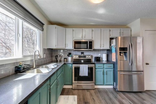 14692 Deer Ridge Drive Se, Calgary, AB - Indoor Photo Showing Kitchen With Double Sink
