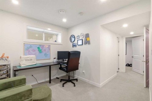 35 Sage Hill Way Nw, Calgary, AB - Indoor Photo Showing Office