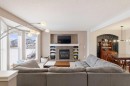 35 Sage Hill Way Nw, Calgary, AB  - Indoor Photo Showing Living Room With Fireplace 