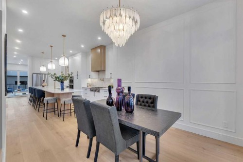 1727 19 Avenue Nw, Calgary, AB - Indoor Photo Showing Dining Room