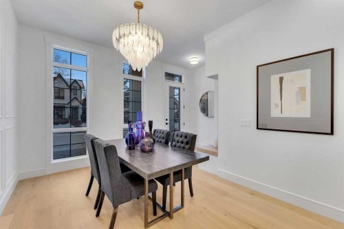 1727 19 Avenue Nw, Calgary, AB - Indoor Photo Showing Dining Room