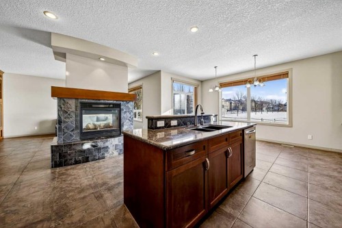 14 Springborough Crescent Sw, Calgary, AB - Indoor With Fireplace