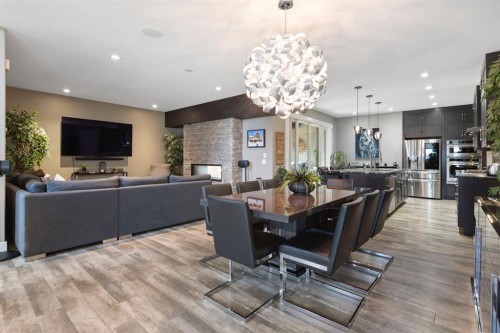 13 Arrowleaf Landing, Rural Rocky View County, AB - Indoor Photo Showing Dining Room