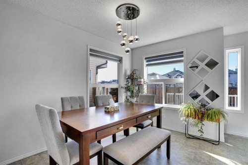 88 Saddlebrook Common Ne, Calgary, AB - Indoor Photo Showing Dining Room