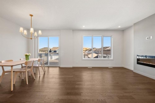 152 Sage Hill Heights Nw, Calgary, AB - Indoor With Fireplace