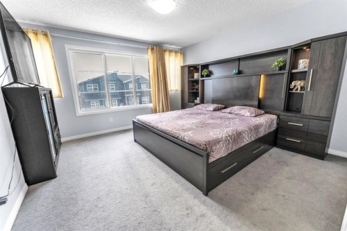 281 Cornerstone Passage Ne, Calgary, AB - Indoor Photo Showing Bedroom