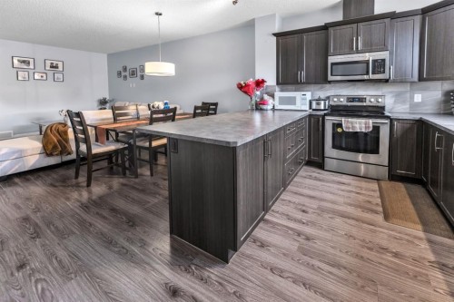 281 Cornerstone Passage Ne, Calgary, AB - Indoor Photo Showing Kitchen With Stainless Steel Kitchen