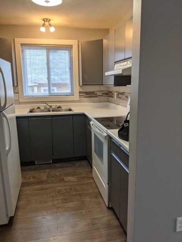 4908 54 Avenue, High Prairie, AB - Indoor Photo Showing Kitchen With Double Sink
