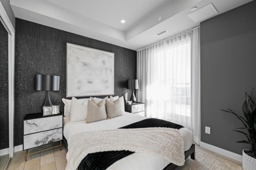 440-110 18A Street Nw, Calgary, AB - Indoor Photo Showing Bedroom