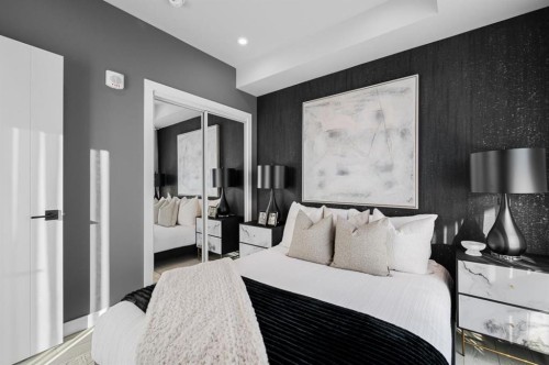 440-110 18A Street Nw, Calgary, AB - Indoor Photo Showing Bedroom