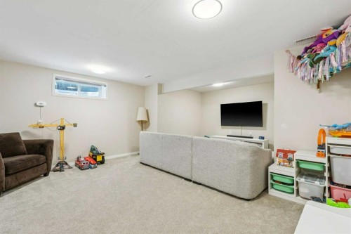 160 Sunset Close, Cochrane, AB - Indoor Photo Showing Basement