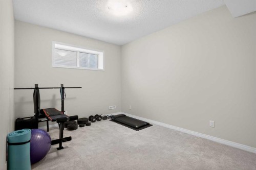 20 Mount Rae Terrace, Okotoks, AB - Indoor Photo Showing Gym Room