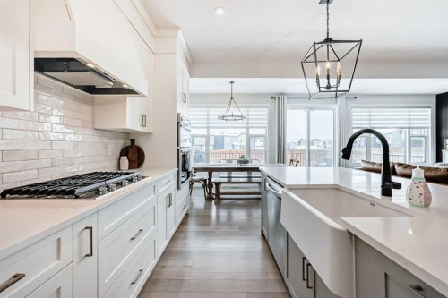 29 Cranbrook Mount Se, Calgary, AB - Indoor Photo Showing Kitchen With Upgraded Kitchen