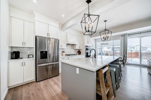 29 Cranbrook Mount Se, Calgary, AB - Indoor Photo Showing Kitchen With Upgraded Kitchen
