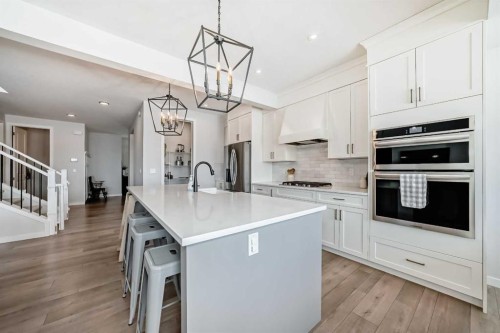 29 Cranbrook Mount Se, Calgary, AB - Indoor Photo Showing Kitchen With Upgraded Kitchen