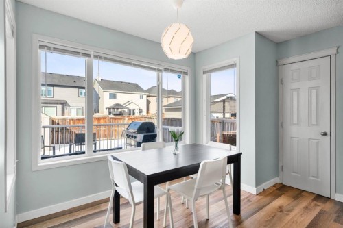 327 Copperstone Grove Se, Calgary, AB - Indoor Photo Showing Dining Room