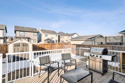327 Copperstone Grove Se, Calgary, AB - Outdoor With Deck Patio Veranda With Exterior