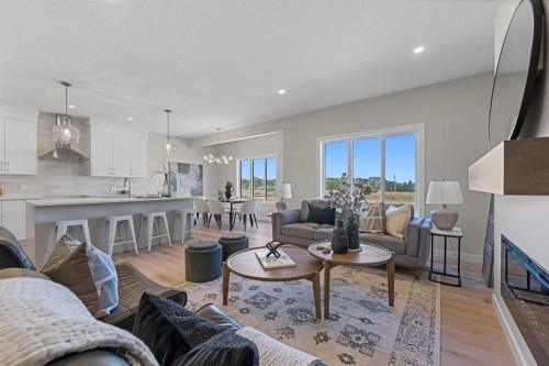 213 Clearview Court, Chestermere, AB - Indoor Photo Showing Living Room
