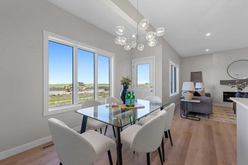 213 Clearview Court, Chestermere, AB - Indoor Photo Showing Dining Room