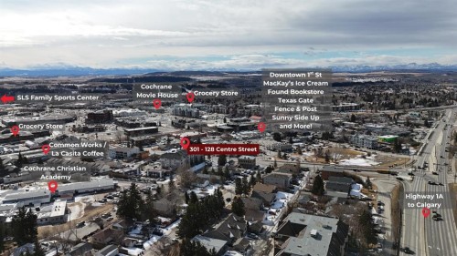 301-128 Centre Avenue, Cochrane, AB - Outdoor With View