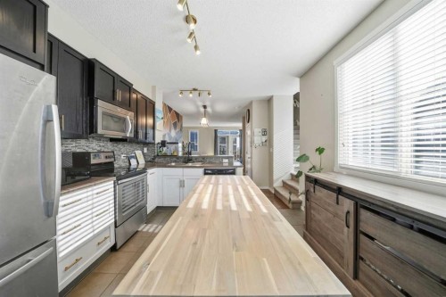 176 Evansview Gardens Nw, Calgary, AB - Indoor Photo Showing Kitchen With Stainless Steel Kitchen With Upgraded Kitchen