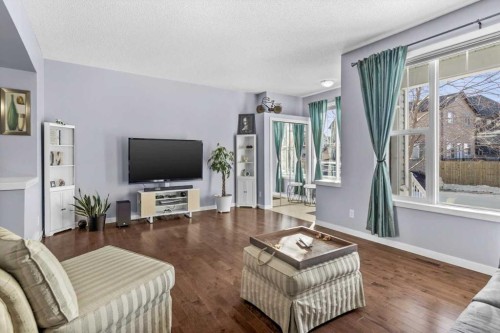 162 Auburn Crest Way Se, Calgary, AB - Indoor Photo Showing Living Room