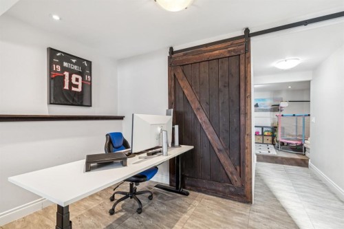 79 Riverglen Way Se, Calgary, AB - Indoor Photo Showing Office
