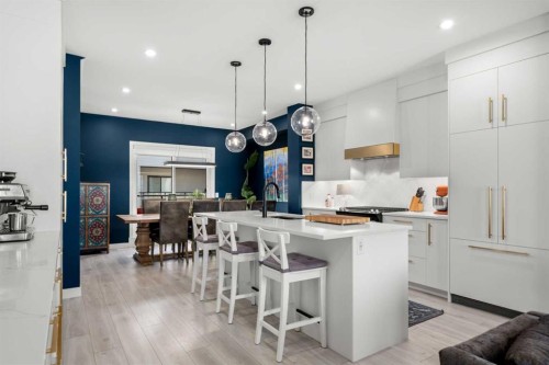 8161 8 Avenue, Calgary, AB - Indoor Photo Showing Kitchen With Upgraded Kitchen