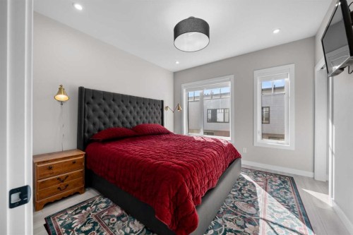 8161 8 Avenue, Calgary, AB - Indoor Photo Showing Bedroom
