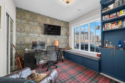 8161 8 Avenue, Calgary, AB - Indoor Photo Showing Office