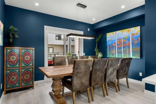 8161 8 Avenue, Calgary, AB - Indoor Photo Showing Dining Room