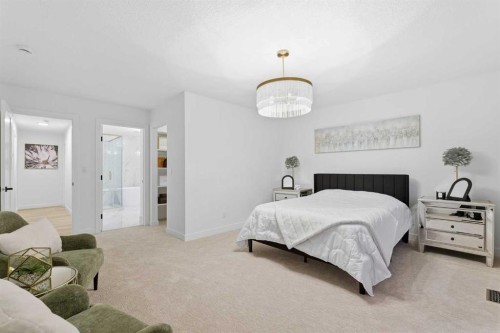 4904 Valiant Drive Nw, Calgary, AB - Indoor Photo Showing Bedroom