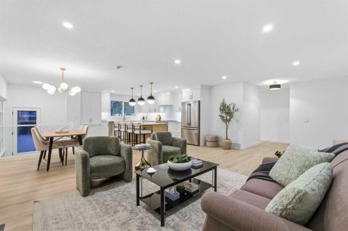 4904 Valiant Drive Nw, Calgary, AB - Indoor Photo Showing Living Room