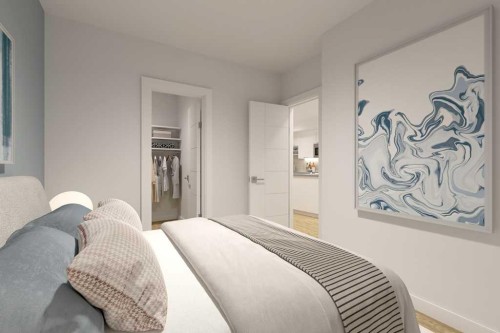 708-210 18 Avenue Sw, Calgary, AB - Indoor Photo Showing Bedroom