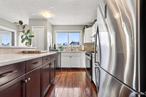 88 Cramond Green Se, Calgary, AB - Indoor Photo Showing Kitchen With Upgraded Kitchen