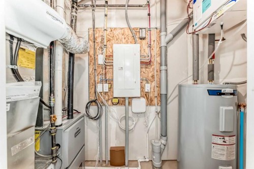 903-135 Belmont Passage Sw, Calgary, AB - Indoor Photo Showing Basement