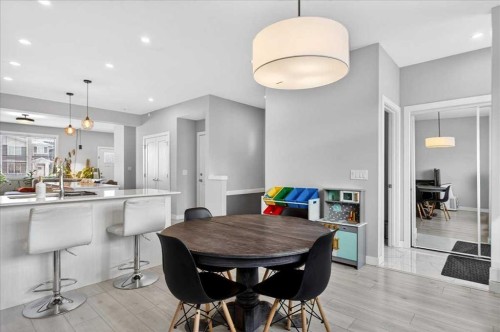 170 Creekside Drive Sw, Calgary, AB - Indoor Photo Showing Dining Room