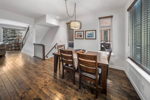 1-105 Rundle Drive, Canmore, AB - Indoor Photo Showing Dining Room