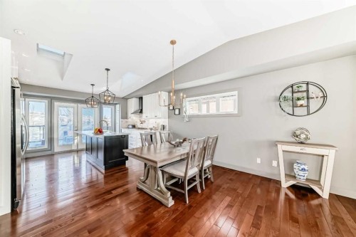 52 Hidden Vale Crescent Nw, Calgary, AB - Indoor Photo Showing Dining Room