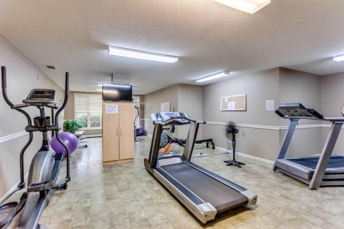 236-15 Everstone Drive Sw, Calgary, AB - Indoor Photo Showing Gym Room