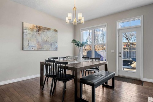 206 Mahogany Passage Se, Calgary, AB - Indoor Photo Showing Dining Room