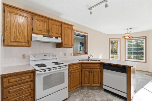135 Hamptons Park Nw, Calgary, AB - Indoor Photo Showing Kitchen With Double Sink