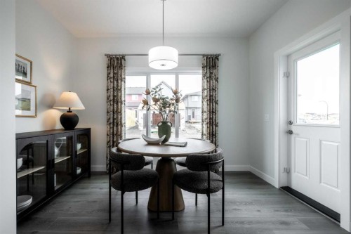 133 Sora Gardens Se, Calgary, AB - Indoor Photo Showing Dining Room