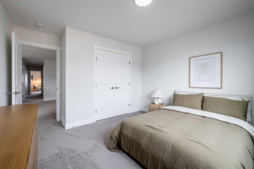 133 Sora Gardens Se, Calgary, AB - Indoor Photo Showing Bedroom