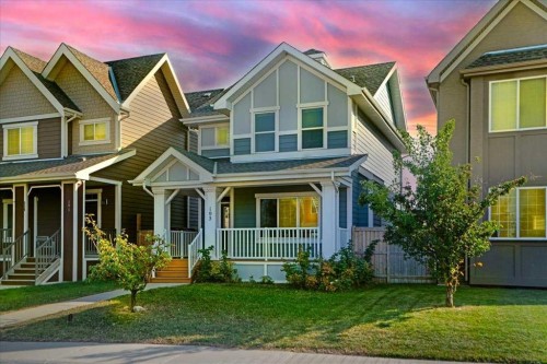 195 Marquis Common Se, Calgary, AB - Outdoor With Deck Patio Veranda With Facade